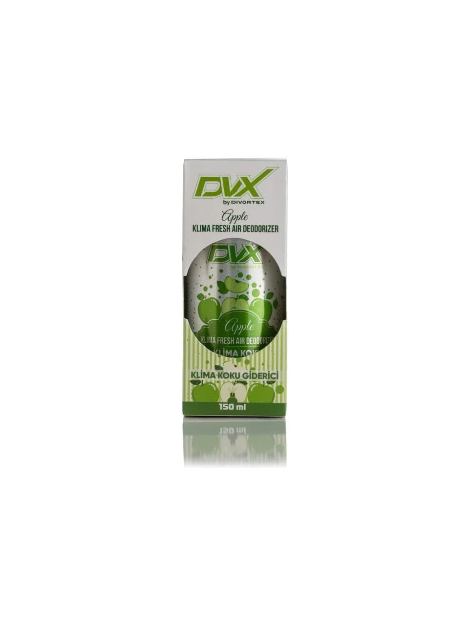 Divortex Klima Fresh Klima Bombası 150 ml Yeşil Elma Aroma ile Araç İçi Temizlik ve Profesyonel Sonuç