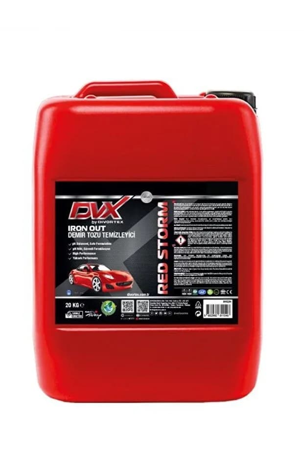 Divortex Red Storm Demir Tozu, Jant Temizleyici IRON OUT 5 Kg.